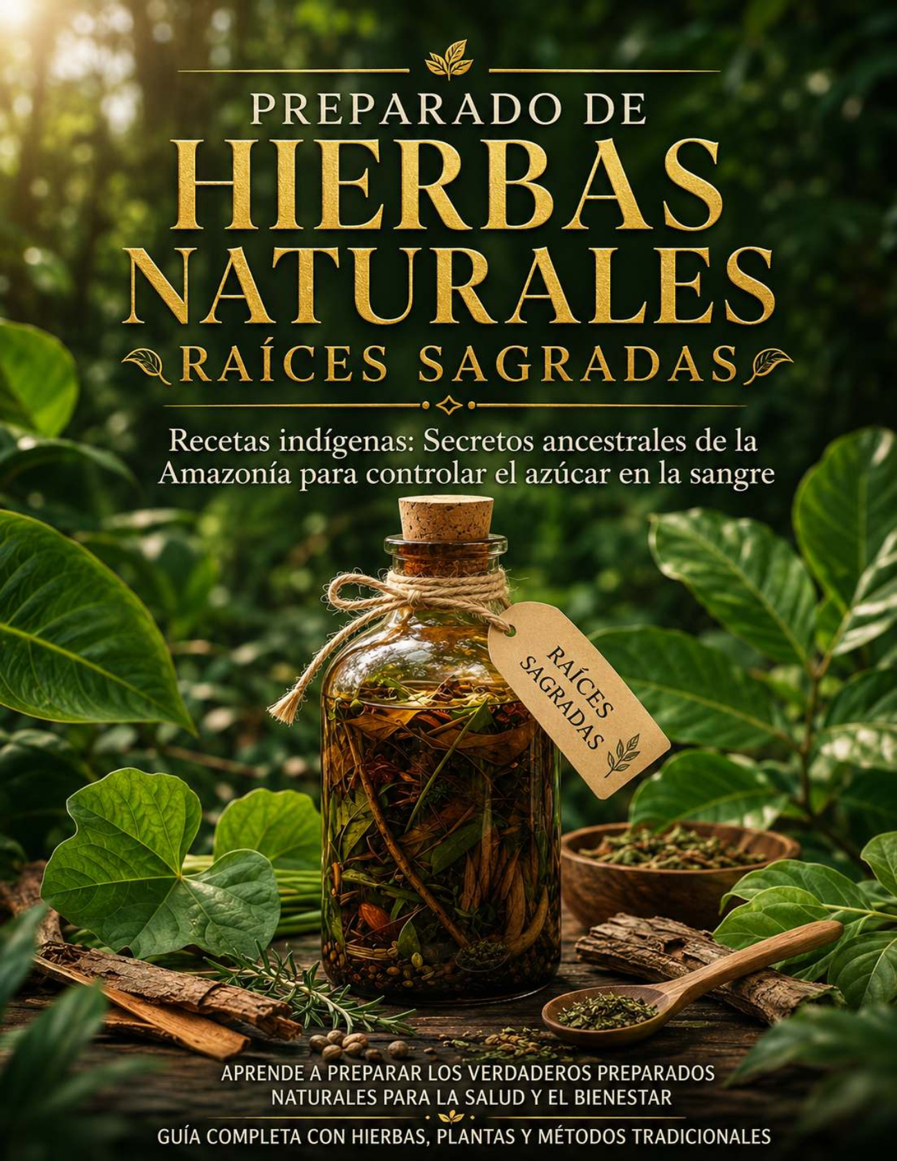 Preparado de Hierbas Naturales Raíces Sagradas